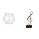 thumbnail image 1 of Adorno Transparente Para Pecera Pequeña, Cuenco Para Acuario, Jarrón, Centro De Mesa Para Oficina, Decoración Del Hogar, Plantas, Escultura De Nota Musical, Figura Creativa De Resina, Regalo, 1 of 8