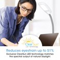thumbnail image 3 of Lámpara de pie OttLite ClearSun LED de altura ajustable, 3 of 6