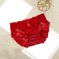 thumbnail image 2 of B91xZ sous-Vêtements pour Femmes Strings Confort Frais en Microfibre Culottes Garçonnes, Rouge Taille Unique, 2 of 4