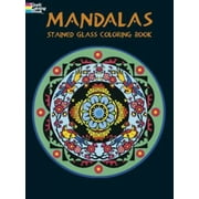 Mandalas Stained Glass Coloring Book (Dover Design Stained Glass Coloring Book) [Paperback - Used]