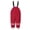 04#Red, variant on Waterproof Bib Rain Pants, Adjustable Overalls for Toddlers and Kids
