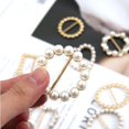 thumbnail image 6 of Fashion Metal Japanese Button, Pearls Scarf Scarves Clasp Ring Tee Shirt Clips Buckle Clothing Wrap Holder for Cloth Neckerchief Round Shaped, T-shirt Knot Buckle Belt Adjustment Buckle Scarf Buckle, 6 of 6
