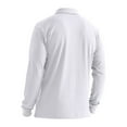 thumbnail image 5 of Jalioing Men's Long Sleeve Golf Shirt Collared Ribbed Casual T Shirt Business Dressy Solid Color Tops, 5 of 6