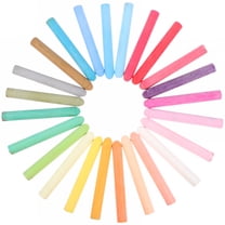 CCOCC 24pcs Portable Teachers Chalks Water-soluble Colored Chalks Safety Chalks Blackboard Painting Chalks