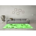 thumbnail image 3 of Ahgly Company Indoor Rectangle Abstract Green Modern Area Rugs, 2' x 3', 3 of 4