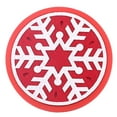 thumbnail image 1 of Christmas Absorbent Coaster Xmas Tree Snowflake Coaster Silicone Drink Coaster, 1 of 10