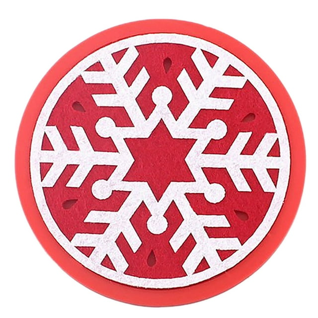 Christmas Absorbent Coaster Xmas Tree Snowflake Coaster Silicone Drink Coaster