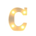 thumbnail image 2 of LED Alphabet Letter Lights A-M, Warm White Marquee Letters for Wall or Table, Battery Operated Night Light Decor for Bedroom, Party and Holiday, 2 of 3