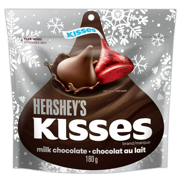 HERSHEY'S KISSES Holiday Milk Chocolate (Red, Green & Silver), HERSHEY'S  KISSES Holiday Milk Chocolate (Red, Green & Silver) 180g