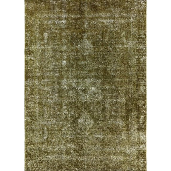 Ahgly Company Machine Washable Indoor Rectangle Industrial Modern Dark Bronze Brown Area Rugs, 3' x 5'