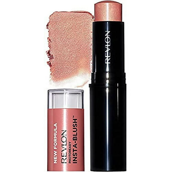 Blush Stick by Revlon, PhotoReady Insta-Blush Face Makeup with Cream to Powder Formula, High Impact Color, Moisturizing Creamy Formula, 300 Rose Gold Kiss, 1.15 Oz