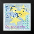 thumbnail image 2 of Phillips, Anita 20x20 Black Modern Framed Museum Art Print Titled - Be a Star, 2 of 5