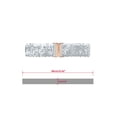 thumbnail image 3 of INSPIRE CHIC Women‘’s Elastic Waist Belt Sequins Decor Metal Interlock Buckles Belts for Dresses Silver, 3 of 5
