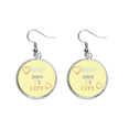 thumbnail image 1 of Símbolos del distrito de Sanya tavir Pendientes pendientes de plata colgantes joyas señora Unbranded M, 1 of 3