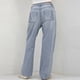 thumbnail image 5 of WILLBEST Jeans Mujer Pantalones Vaqueros Rectos, Holgados, de Pierna Ancha y Cintura Alta para Mujer, Cómodos, Elásticos, Informales, para Uso Diario Grande, 5 of 5