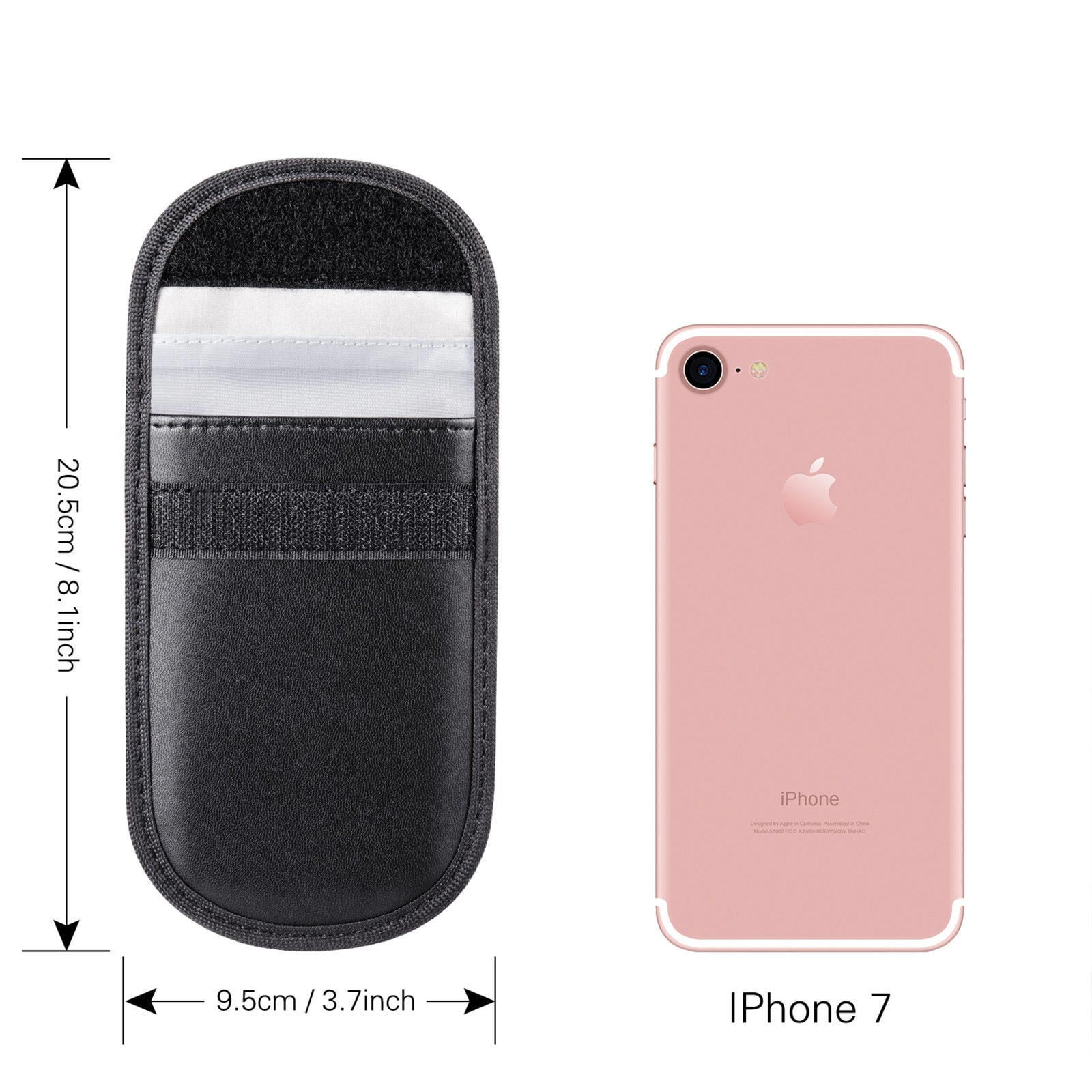 1-3 Car Key Signal Blocker Case Faraday Cage Fob Pouch Keyless RFID Blocking Bag