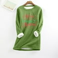 thumbnail image 1 of Ventes de Liquidation! Aqestyerly Hauts de Noël pour Femmes Liquidation Mode Imprimée Peluche Chaude, 1 of 3