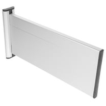 LOLIPPYY Name Sign For Door Cubicle Label Aluminum Alloy White 1Pcs