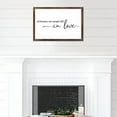 thumbnail image 5 of All Because Two People Fell in Love Sign Wood Framed Sign Wall Art Plaque Sign for Home Wall Decor 12 x 21.7 Inch, 5 of 5
