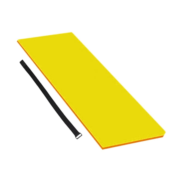 Almohadilla Flotante Cojín Flotador Esterilla Flotante Colchón de Natación Manta Acuática de Espuma XPE con Superficie Cómoda Adecuada para Adultos Amarillo naranja