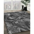 thumbnail image 3 of Ahgly Company Machine Washable Indoor Rectangle Transitional Dark Gray Black Area Rugs, 2' x 5', 3 of 7