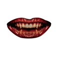 thumbnail image 1 of Halloween Temporary Clown Scary Mouth Sticker For Party Props Cosplay Costume Makeup Props, 1 of 9