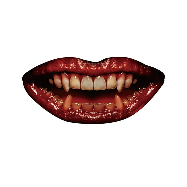 Halloween Temporary Clown Scary Mouth Sticker For Party Props Cosplay Costume Makeup Props