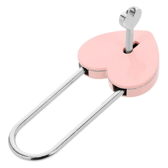 Drawer Lock Multi-functional Padlock for Locker Keys Lovers Pink