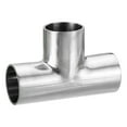 thumbnail image 5 of T Joint Duct Splitter, 1 Inch 3 Way Duct Welding Connector T Shape Metal Exhaust Pipe Splitter Fitting Round, 5 of 6