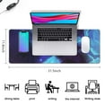 thumbnail image 5 of Enhance Your Gaming Arena with our Dazzling Galaxy Mouse Pad, Large Non-Slip Rubber Base. Stitched Edges for Durability. Perfect as a Keyboard Mat and Desk Pad - 31.5x11.8in., 5 of 7