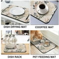 thumbnail image 2 of Fun Coffee Mat 24inx16in,Coffee Bar Mat for Countertops,Absorbent Hide Stain Anti-Slip Coffee Bar Accessories Fit Under Coffee Machine Mat,dish Drying Mats for Kitchen, 2 of 6