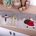 thumbnail image 3 of Christmas Gift Table Mat Hessian Placemat Washable Non Slip Heat Placemat Suitable For Party Kitchen Dining Decoration, 3 of 4