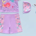 thumbnail image 6 of Zshosam Teen Bikini Girls Swimsuit 2 Piece Tankini Adjustable Drawstring Bathing Suit for Girls and Teen Size 3T 4T,(Purple 3-4 Years), 6 of 6