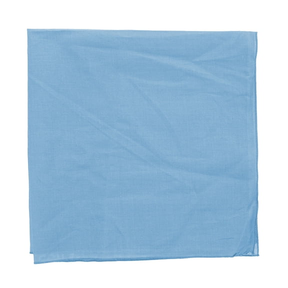 Motique Accessories Solid Color Bandana-Light Blue