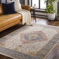 thumbnail image 4 of Hauteloom Butulan Hallway, Kitchen Runner Rug - Traditional - Navy, Denim, Rust - 2'7" x 9', 4 of 10