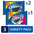 thumbnail image 4 of OREO Original & OREO Double Stuf Chocolate Sandwich Cookies Variety Pack, Family Size, 3 Packs, 4 of 5