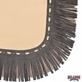 thumbnail image 4 of Hilason Western Bull Riding Chinks Chaps Adult Pro Rodeo Bronc Leather Tan, 4 of 5