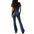 thumbnail image 4 of HBFAGFB Jumpsuit Womens Fashion Slim Street Retro High Waisted Zipper Denim Rompers BU1 Size M, 4 of 4