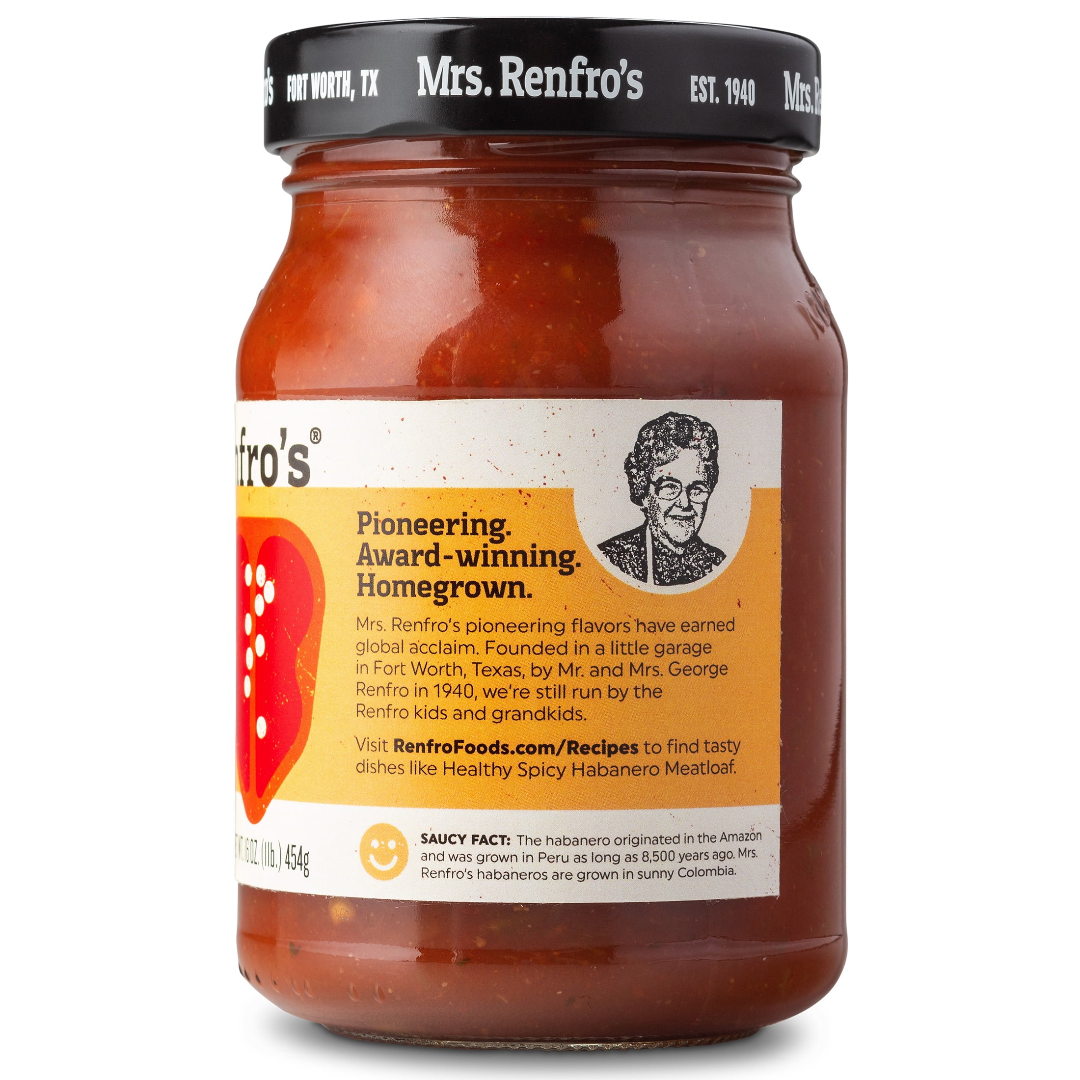 (3 pack) Mrs. Renfro's Habanero Salsa, 16 oz