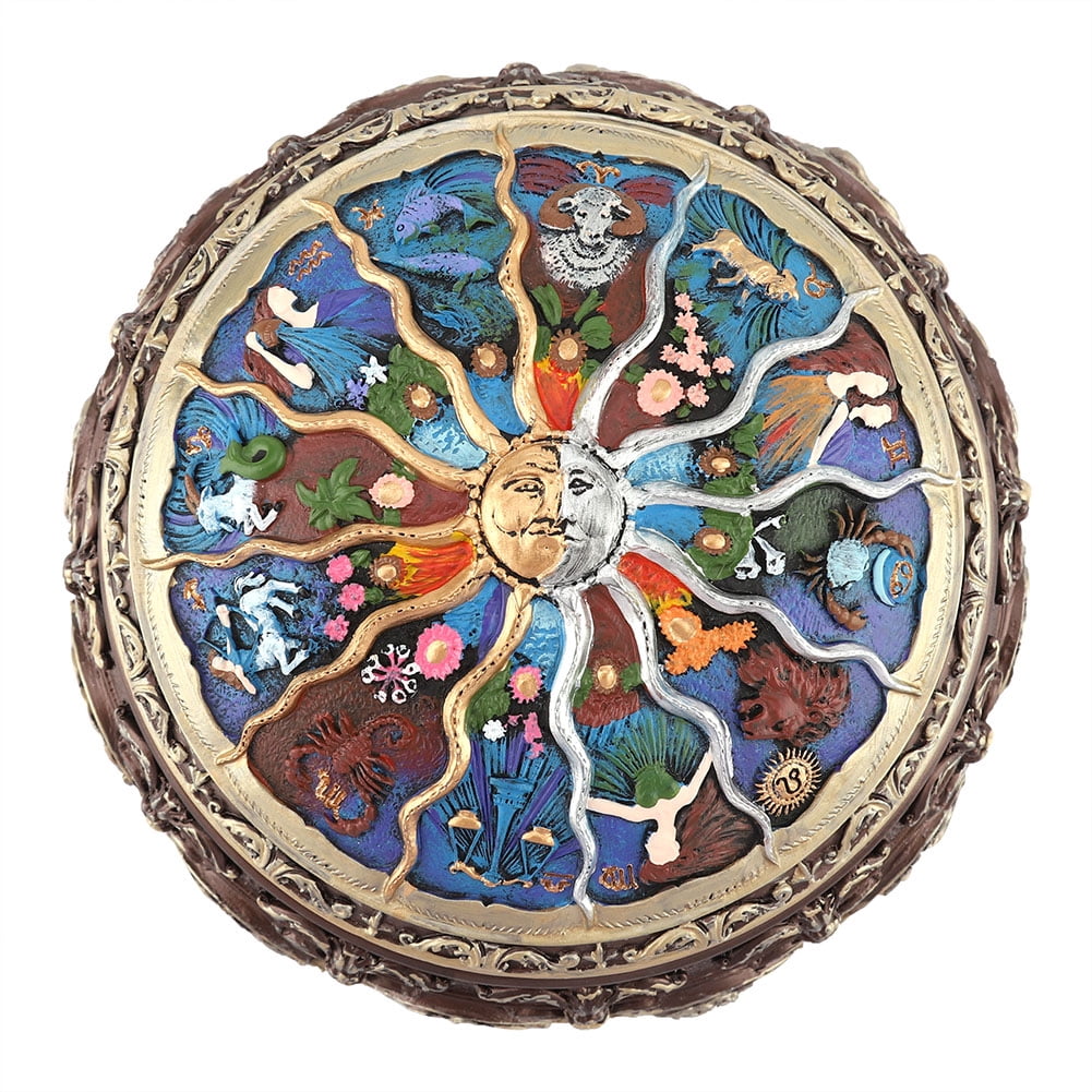 Buy Greensen Vintage Music Box with 12 Constellations Rotating Goddess