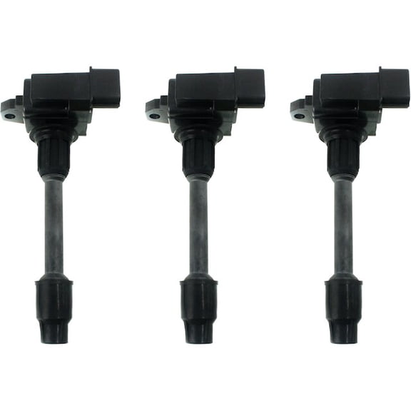 Front Ignition Coil Kit - 3-Piece - Compatible with 2000 - 2001 INFINITI I30