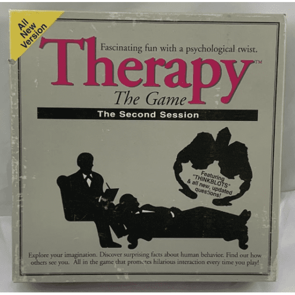 Pre-Owned Therapy Game 2nd Session 1996 Pressman Complete Great Condition