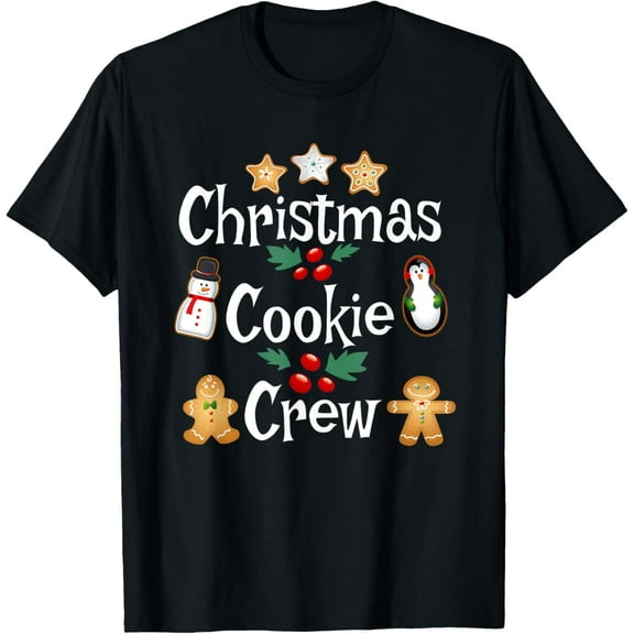 Bakers Christmas Cookie Crew Family Baking Team Holiday Cute T-Shirt