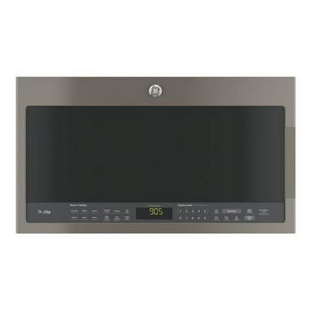 GE Profile - 2.1 Cu. Ft. Over-the-Range Microwave with Sensor Cooking - Slate