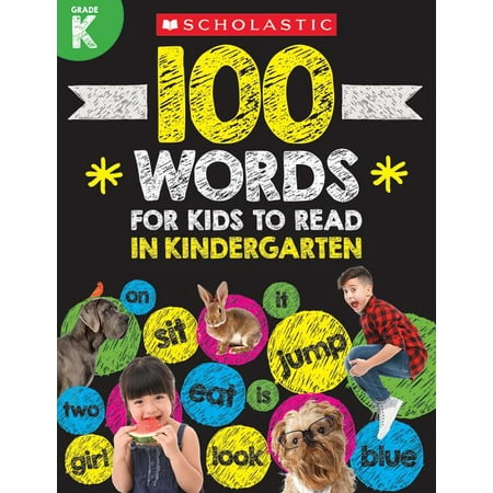 ISBN 9781338323092 product image for 100 Words for Kids to Read in Kindergarten Workbook (Paperback) | upcitemdb.com