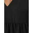 thumbnail image 5 of V-Neck A-Form Mini Dress, 5 of 5