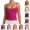 001-Hot Pink, variant on VOUZZA Womens Tank Top Summer Adjustable Spaghetti Strap Crewneck Sleeveless Basic Layering Cami