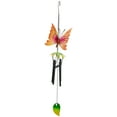 thumbnail image 5 of Northlight 19" Orange Metal Butterfly Outdoor Garden Windchime, 5 of 5