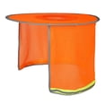 thumbnail image 4 of Hard Hard Sun Visor Full Brim Mesh Sun Sunshade para ciclismo de construcción Hardhats Naranja, 4 of 8