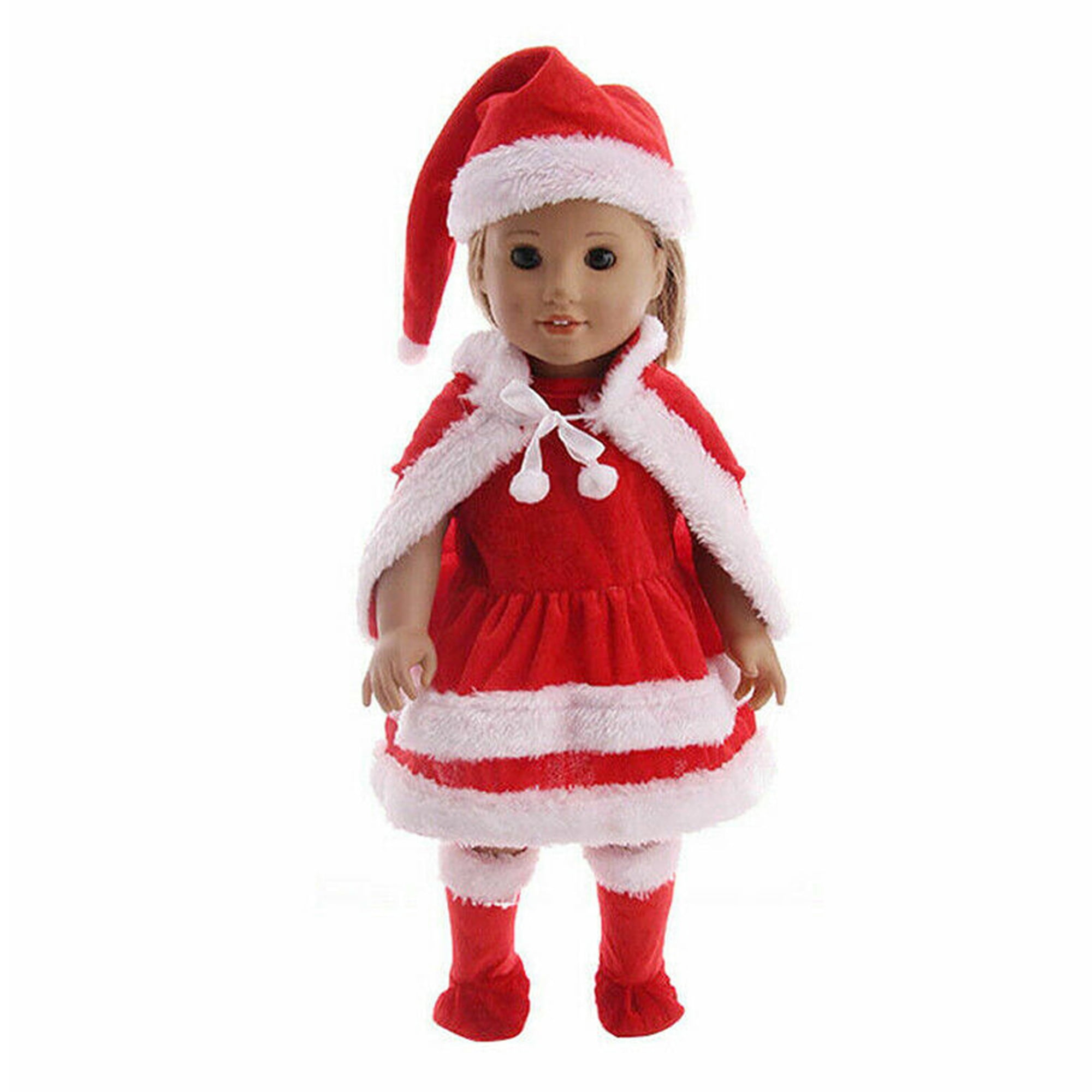 Halloween Clothes 18'' American Doll 43cm Baby Doll Dress Headband Outfits 